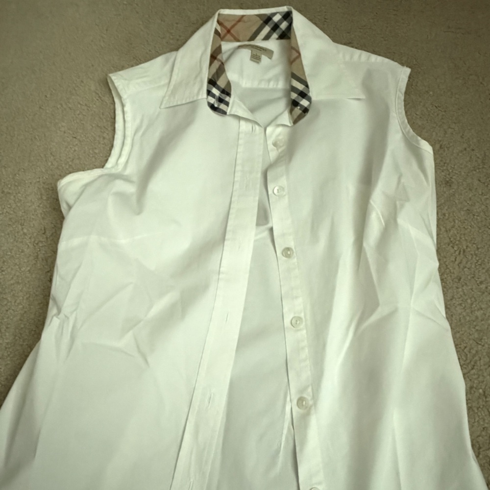 Burberry Soft Cream Cotton Material